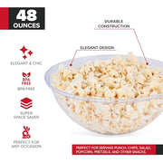 Stock Your Home 48 oz / 12 / Clear Bowls