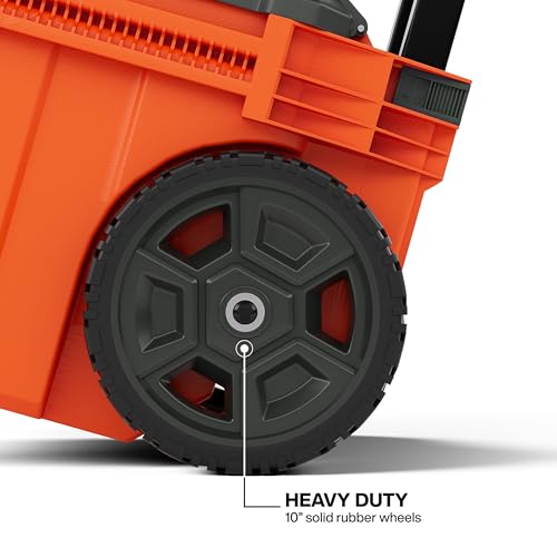 KLEIN TOOLS Rolling / Orange / 250.0 pounds Tool Boxes