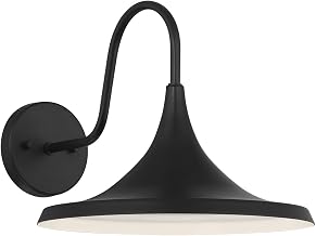 20381LEDDMG-BL Pella - 12W 1 LED Outdoor Wall Mount-10.5 Inches Tall and 12.25 Inches Wide