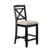 Wooden Counter Height Dining Chairs Set of by Starlight Canyon Home – Wood, Beige, Pack of 2