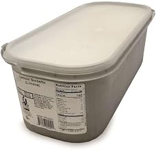 G.S. Gelato Lemon Sorbetto, 4.31 Liter -- 1 each.