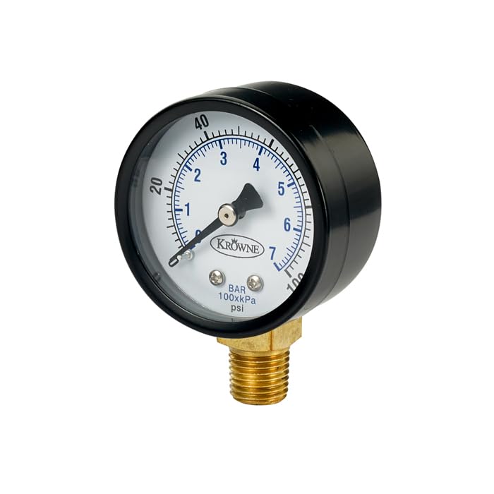 Hydrosift Pressure Gauge for Water Filters by Krowne – Model 23-203