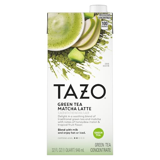 TAZO Green Tea Matcha & Skinny Chai Latte / 32 Fl Oz (Pack of 2) / 2 Chai