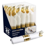 Stock Your Home 300 Count / Gold / Formal Spoons