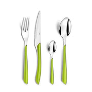 Amefa 32 Piece Cutlery Set for 8 People / Green / Modern Flatware Sets