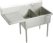 Elkay SS8248L4 Commercial Sink, Lustrous Satin Finish