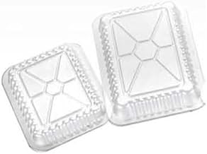 MarketPro OPS Plastic Oblong Dome Lid For 1.5 lb. Container, 7" Length x 5" Width | 500/Case