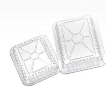 MarketPro OPS Plastic Oblong Dome Lid For 1.5 lb. Container by Market PRO – Plastic, clear, Model FL1010