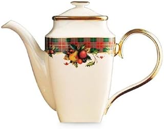 Holiday Tartan Square Coffeepot by Lenox