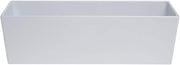 HUBERT Modular Food Bar Pan 1/2 Size Long Bright White Melamine - 6"H