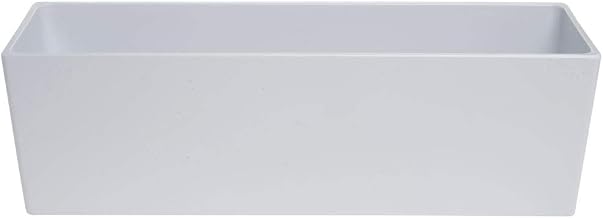 HUBERT Modular Food Bar Pan 1/2 Size Long Bright White Melamine - 6"H