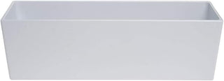 HUBERT Modular Food Bar Pan 1/2 Size Long Bright White Melamine - 6"H