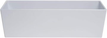 HUBERT Modular Food Bar Pan 1/2 Size Long Bright White Melamine - 6"H
