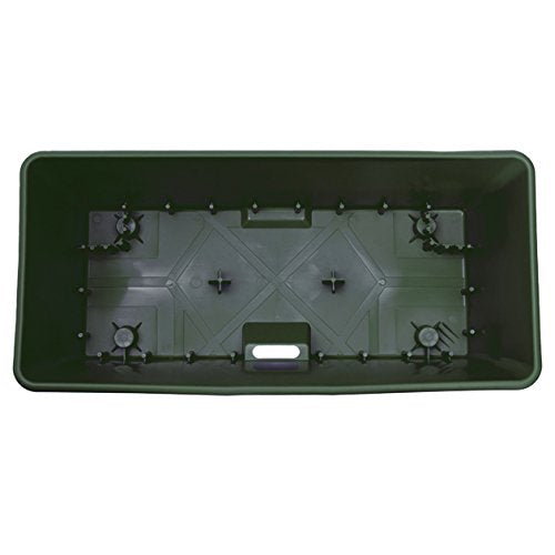 ® Container Gardening System - Green by EarthBox – 29"L x 13.5"W x 11"H, 3 gallons, Plastic, Green, Model 80201