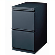 20" Deep 2 Drawer Mobile File Cabinet File in Charcoal by Hirsh Industries – One Size, Alloy Steel, Classic Charcoal, Model 19328