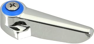 T&S Brass 001636-45NS Lever Handle, Blue Index (T&S Logo), Screw