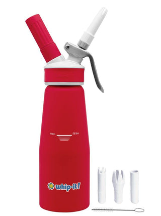 1/2 L Accent by Whip-It! – 1/2 Liter, Rubber, Red, Model COMINHKPR115213