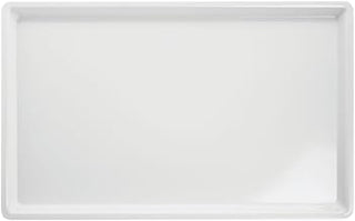 HUBERT® Platter Rectangular White Melamine- 20" L x 12" W x 2" H