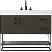 Caroline Bathroom Vanity Mocha Brown
