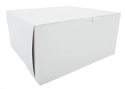 0989 Southern Champion Non-Window Lock-Corner Bakery Box White – 12" X 12" X 6" 50 per case