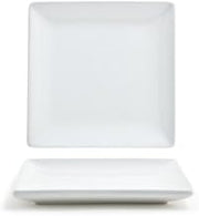 Front of the House DAP026WHP23 Mod Square Plate, 0.25" Height, 5" Width, 5" Length, Porcelain, White (Pack of 12)