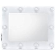 Avery Rectangle Accent Mirror in White by Acme – 26"L x 32"W, Metal, White, Model AC00759