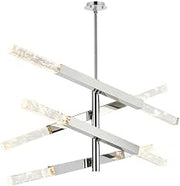 Elegant Lighting Ari 4-Bar Pendant in Chrome
