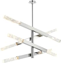 Elegant Lighting Ari 4-Bar Pendant in Chrome
