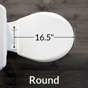 Bemis Round (Pack of 2) / White / Open Front Toilet Seats