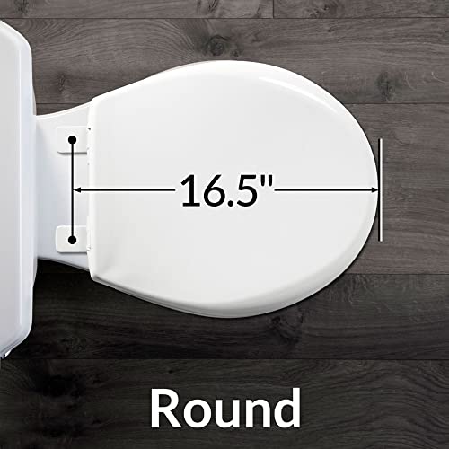 Bemis Round (Pack of 2) / White / Open Front Toilet Seats