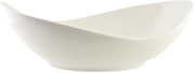 10 Strawberry Street Whittier 9.5"/8.5 Oz Canoe Bowl, Set of 3, White