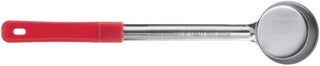 HUBERT 2 oz Portion Control Server Stainless Steel with Red Plastic Handle - 13"L