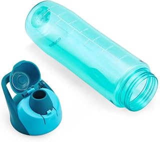 Copco 24 Oz ClipGo Tritan Water Bottle - Concrete, BPA-Free (Teal)