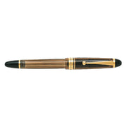 "CUSTOM 823 - Plunger Type/Transparent Brown (nib : Fine) by PILOT – 1 Count (Pack of 1), Cap : resin, Brown, Model FKK3MRPBNF