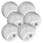 First Alert 6-Pack / Precision Detection / SMICO100-AC Combination Smoke & Carbon Monoxide Detectors