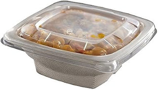 Clear PolyPro Plastic Vented Lid for 16 oz. Sabert Bowl - 300 per case