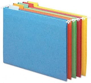 SMEAD Colored Hanging File Folders Folder,HNG,LTR25/BX1/5AST WC36496-03 (Pack of5)