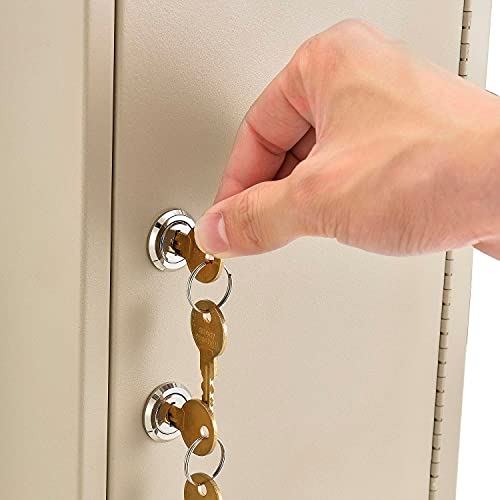 Global Industrial Beige / 2.63"L x 8"W x 12.13"H / Industrial Key Cabinets