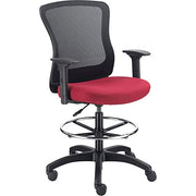 Mesh Back Task Stool by Global Industrial – Metal, Model DR-625F-376BY