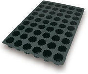 Flexible Silicone Bakeware Bordelais Canelle 2.7 Oz, 2.28" Diameter x 1.97" High, 54 Cavities by Silikomart