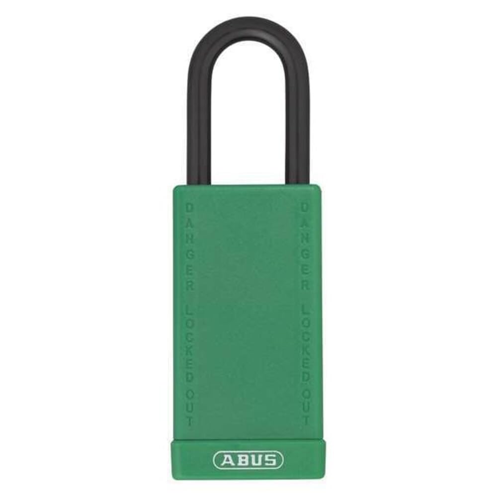 Lockout Padlock by ABUS – 1.5-Inch, Aluminum, Green, Model 74LB/40 KD GREEN