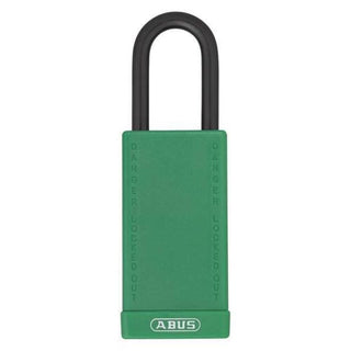 Lockout Padlock by ABUS – 1.5-Inch, Aluminum, Green, Model 74LB/40 KD GREEN