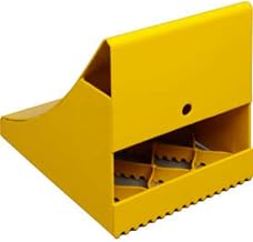 Ice & Snow Wheel Chock, 10-1/2"L x 8"W x 9-1/4"H, Yellow