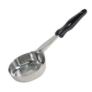 Jacob's Pride 8 Oz. Black Perforated Spoodle Utensil by Vollrath – Stainless Steel, Model 6432820