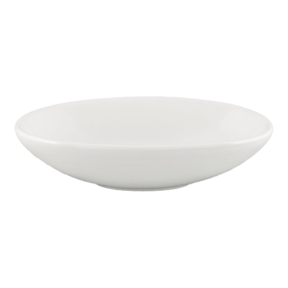 Ventana Oval Bowl by Vertex China – 0.5 gallons, Porcelain, Porcelain White, Pack of 12, Model AV-B21