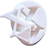Silikomart Silicone Mould Sugarflex Letter X, White