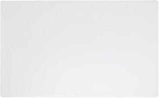 HUBERT Salad Bar Tile Solid Full Size White Melamine - 21" L x 12 3/4" W
