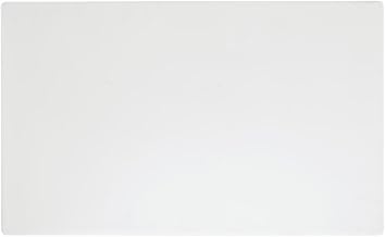 HUBERT Salad Bar Tile Solid Full Size White Melamine - 21" L x 12 3/4" W