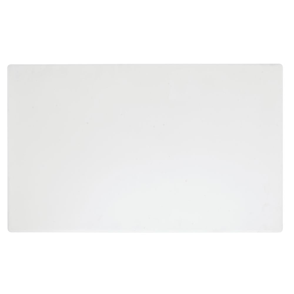 Salad Bar Tile Solid Full Size White Melamine - 21" L x 12 3/4" W by HUBERT – Large, Model H0062-WHITE
