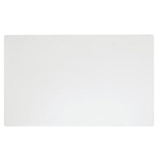 Salad Bar Tile Solid Full Size White Melamine - 21" L x 12 3/4" W by HUBERT – Large, Model H0062-WHITE